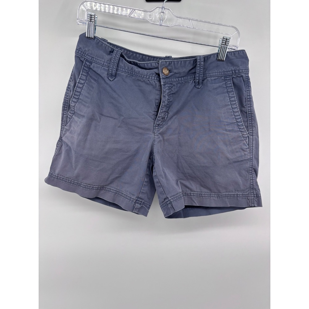 Eddie Bauer Womens Shorts Size 6 Blue Casual Mid Rise‎ Outdoor